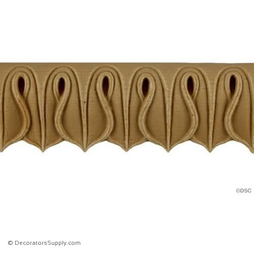 Lambs Tongue-Greek 2 1/16H - 1/2Relief-moulding-furniture-woodwork-Decorators Supply