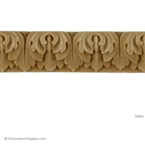 Lambs Tongue-Empire 5/8H - 1/8Relief-moulding-furniture-woodwork-Decorators Supply