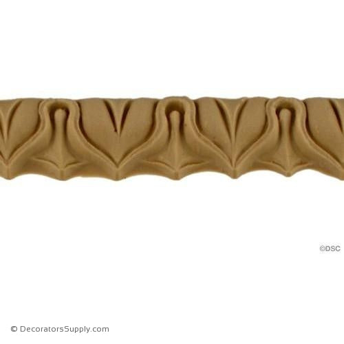 Lambs Tongue-Classic 9/16H - 9/16Relief-moulding-furniture-woodwork-Decorators Supply