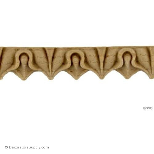 Lambs Tongue-Classic 9/16H - 5/16Relief-moulding-furniture-woodwork-Decorators Supply