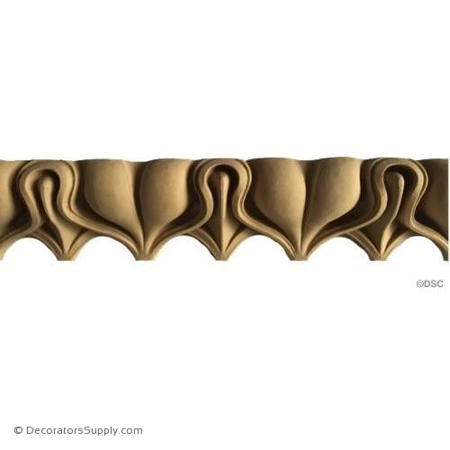 Lambs Tongue-Roman 2 1/4H - 1 1/4Relief-moulding-furniture-woodwork-Decorators Supply