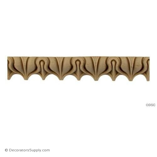 Lambs Tongue-Roman 7/8H - 5/8" Relief-moulding-furniture-woodwork-Decorators Supply