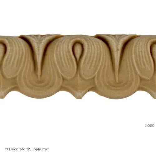 Lambs Tongue-French 1H - 7/8Relief-moulding-furniture-woodwork-Decorators Supply