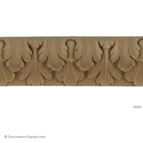 Lambs Tongue-French 1 1/2H - 9/16Relief-moulding-furniture-woodwork-Decorators Supply