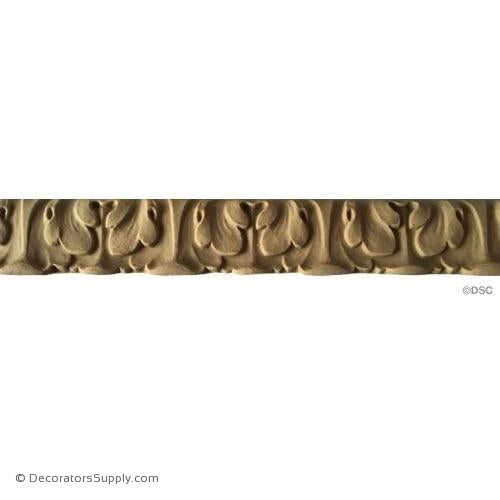 Acanthus Linear - French 1H - 5/16Relief-woodwork-furniture-lineal-ornament-Decorators Supply