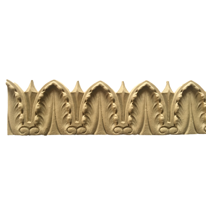 Palmette - Roman 3" H x 1/4" Relief