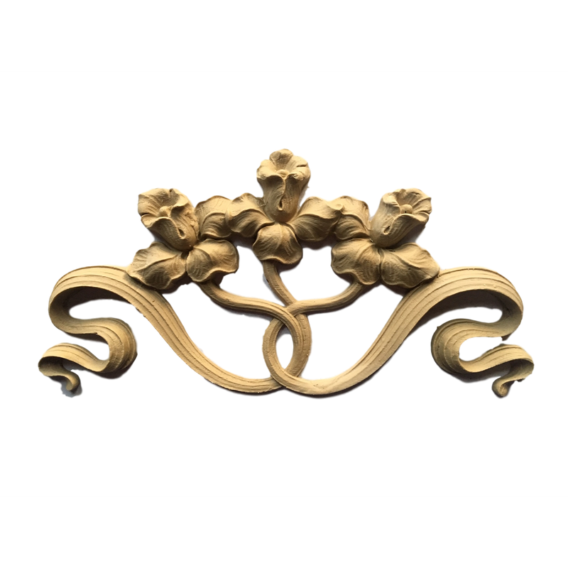 Daffodil Design Art Nouveau 5H X 10W 1/2Relief Decorators Supply