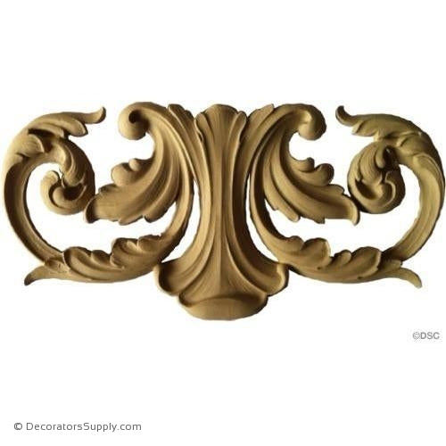 Acanthus Design - Ren. 6 3/4H X 14W - 3/8Relief-ornaments-furniture-woodwork-Decorators Supply