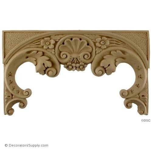 Arch - Spanish 7 3/4H X 12 3/4W - 7/8Relief-ornaments-furniture-woodwork-Decorators Supply