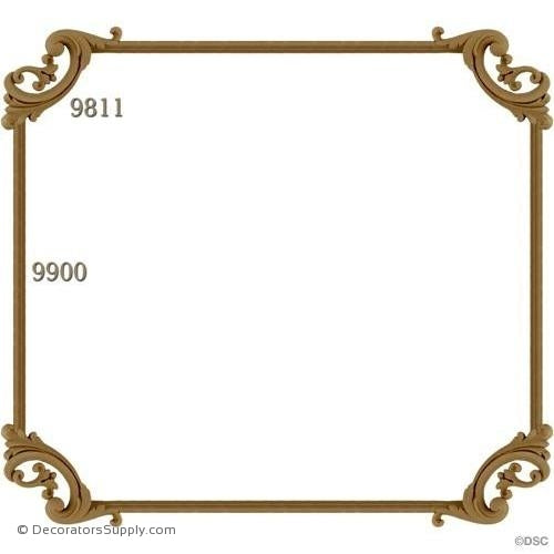 Wall Panel Design - Parts - 4-9811 6ft-9900-ornate-french-Decorators Supply