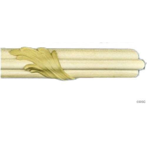 Poplar Panel Moulding With Acanthus Leaf Onlay- 7/8H - 3/8Rf