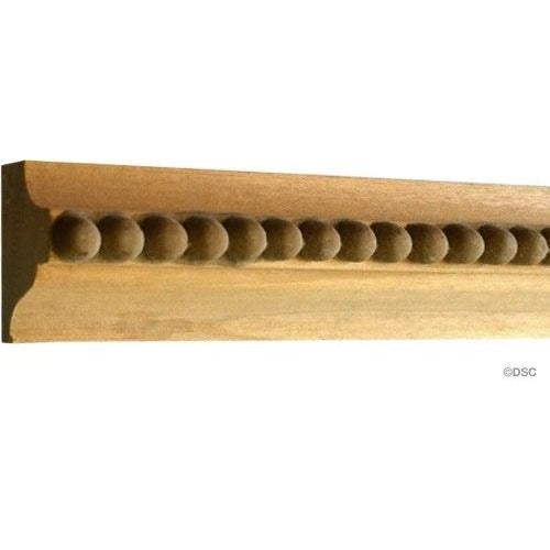 Poplar Panel Moulding With Bead Onlay- 1  1/8H - 13/16Relief