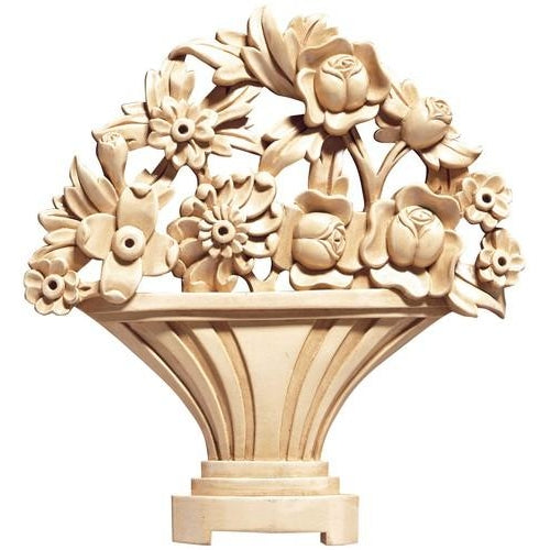 Flower Basket Wood - (Lindenwood)