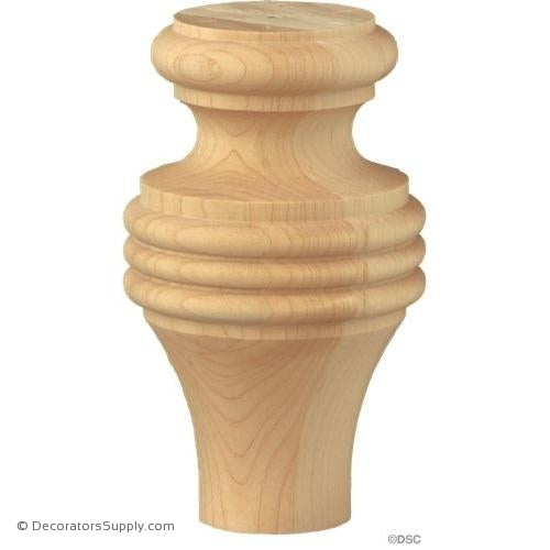 Country French Wood Foot - (Cherry & Maple) | Decorators Supply Corporation