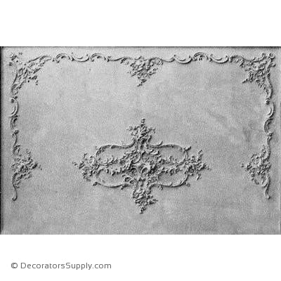 SCANNED IMAGE - LOUIS XV CEILING - SERIES 771-Hand-cast-ceiling-ornaments-Decorators Supply