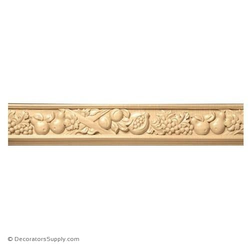3-1/2" Wide -  Tuscan Country Frieze (8' increments)