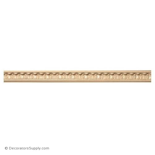 1-1/2" Acanthus Panel Moulding - (8' increments)