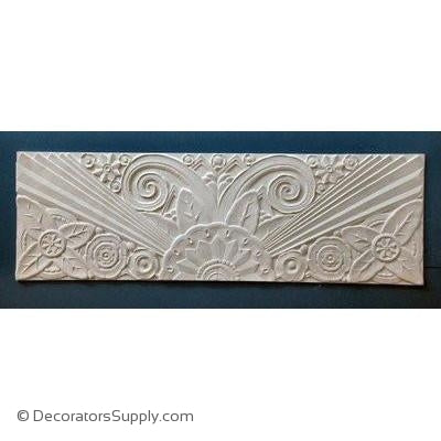 Plaster Panel--Art Deco--11 1/4" X 35"--3/8" Relief