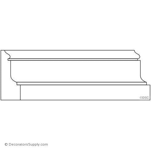Panel Moulding - Smooth - 3/4" x 2" Wide