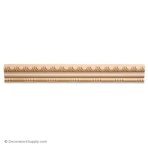 Fixed Panel Embossed Panel Moulding - Embossed - 11/16