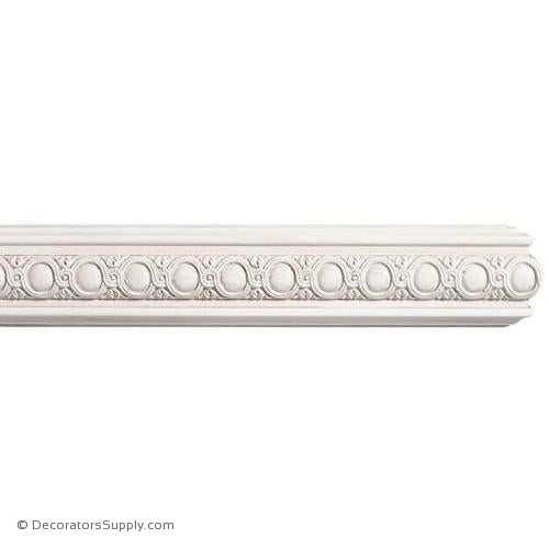 Mon Reale® Panel Moulding -Running Coin- 7/8" x 2" Wide