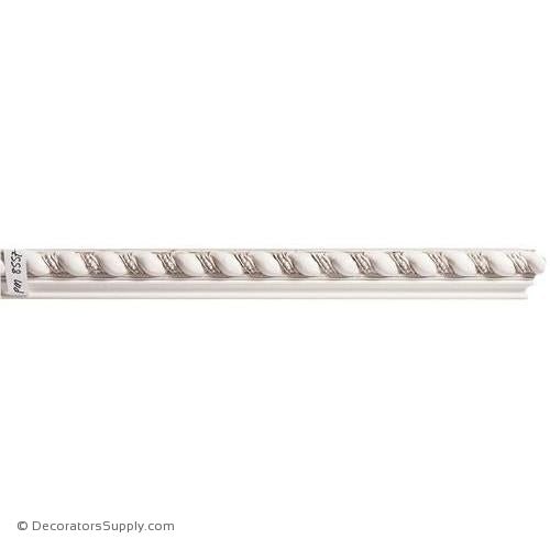 Mon Reale® Panel Moulding -Rope w/Pearls- 1 1/4" x 2 1/2" W