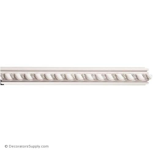 Mon Reale® Panel Moulding -Rope w/Pearls- 1 1/2" x 3 1/2" W