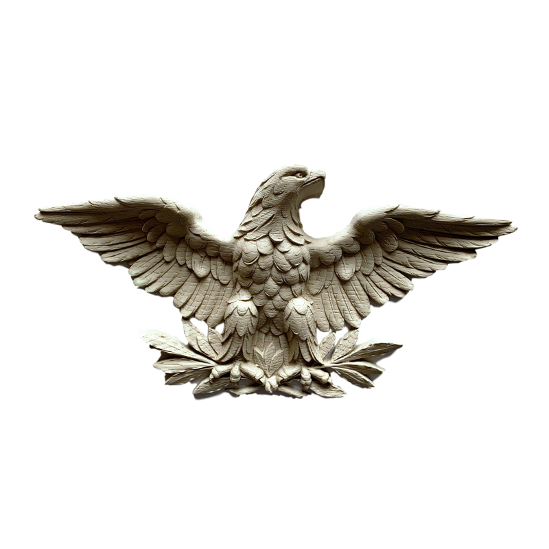 Resin (Exterior) American Eagle 6" H x 12-1/8" W x 1-3/8" Relief