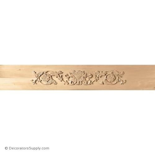 Rinceau Scrolls Wood Range Hood - (Cherry & Maple)