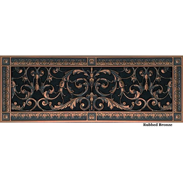 RESIN LOUIS XIV GRILLE - 6X20 DUCT, 8 X 22 FRAME