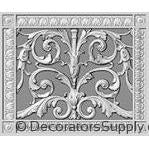 RESIN LOUIS XIV GRILLE - 8X10 DUCT, 10 X 12 FRAME