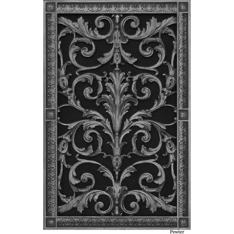 RESIN LOUIS XIV GRILLE - 20X12 DUCT, 22 X 14 FRAME