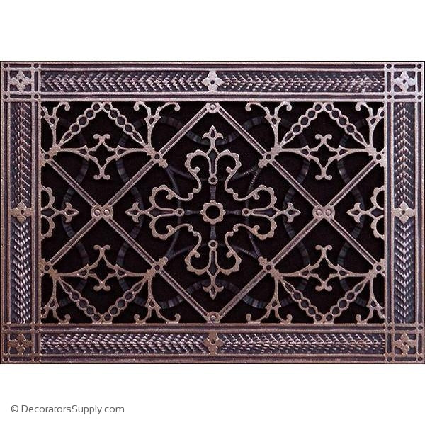 RESIN ARTES CRAFTS GRILLE 8X12 DUCT, 10 X 14 FRAME
