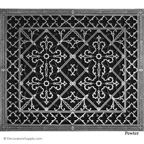 RESIN ARTES & CRAFTS GRILLE - 20X24 DUCT, 22 X 26 FRAME-BAI HVAC Grille-vent-cover-Decorators Supply