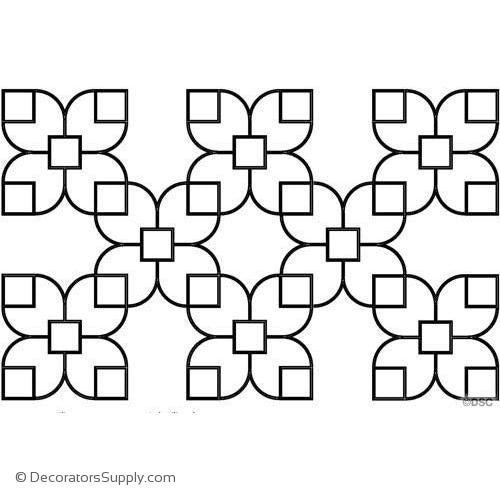 TRA210 Open Tracery Pattern-geometric-ceiling-designs-Decorators Supply