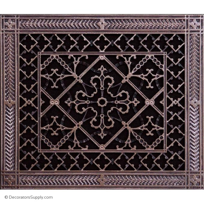 RESIN ARTES & CRAFTS GRILLE - 10X12 DUCT, 10 x 12 frame-BAI HVAC Grille-vent-cover-Decorators Supply