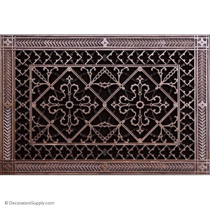 RESIN ARTES & CRAFTS GRILLE -10X16 DUCT, 12 X 18 FRAME-BAI HVAC Grille-vent-cover-Decorators Supply