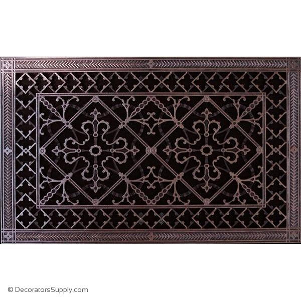 RESIN ARTES & CRAFTS GRILLE - 14X24 DUCT, 19 1/2 X 31" FRAME-BAI HVAC Grille-vent-cover-Decorators Supply