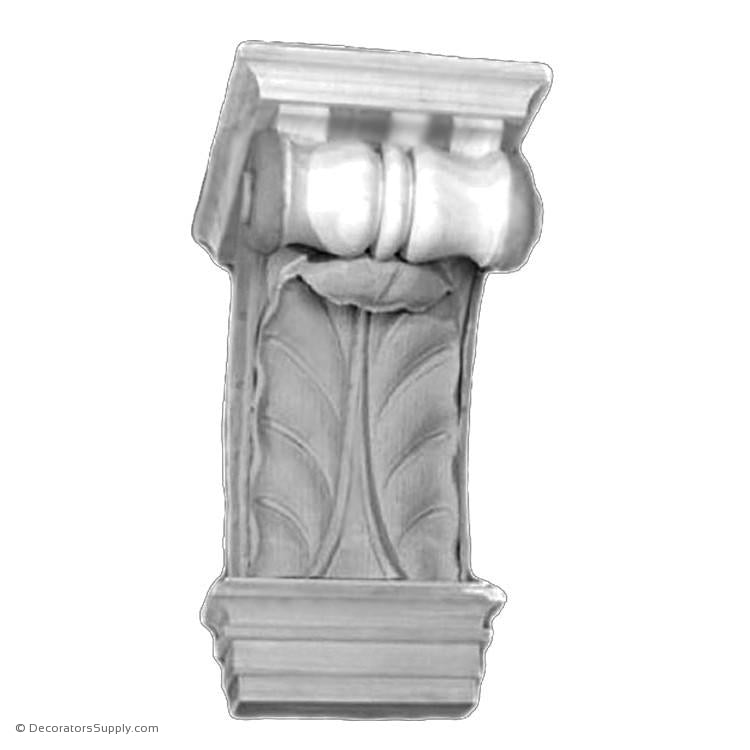 Plaster Corbel-Roman-5"W x 5 7/8"Proj x 9 1/8"Drop-varied-sizes-Decorators Supply