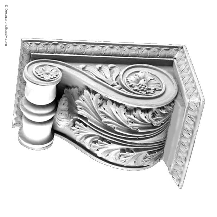 Plaster Corbel - Roman Jupiter Stator-varied-sizes-Decorators Supply
